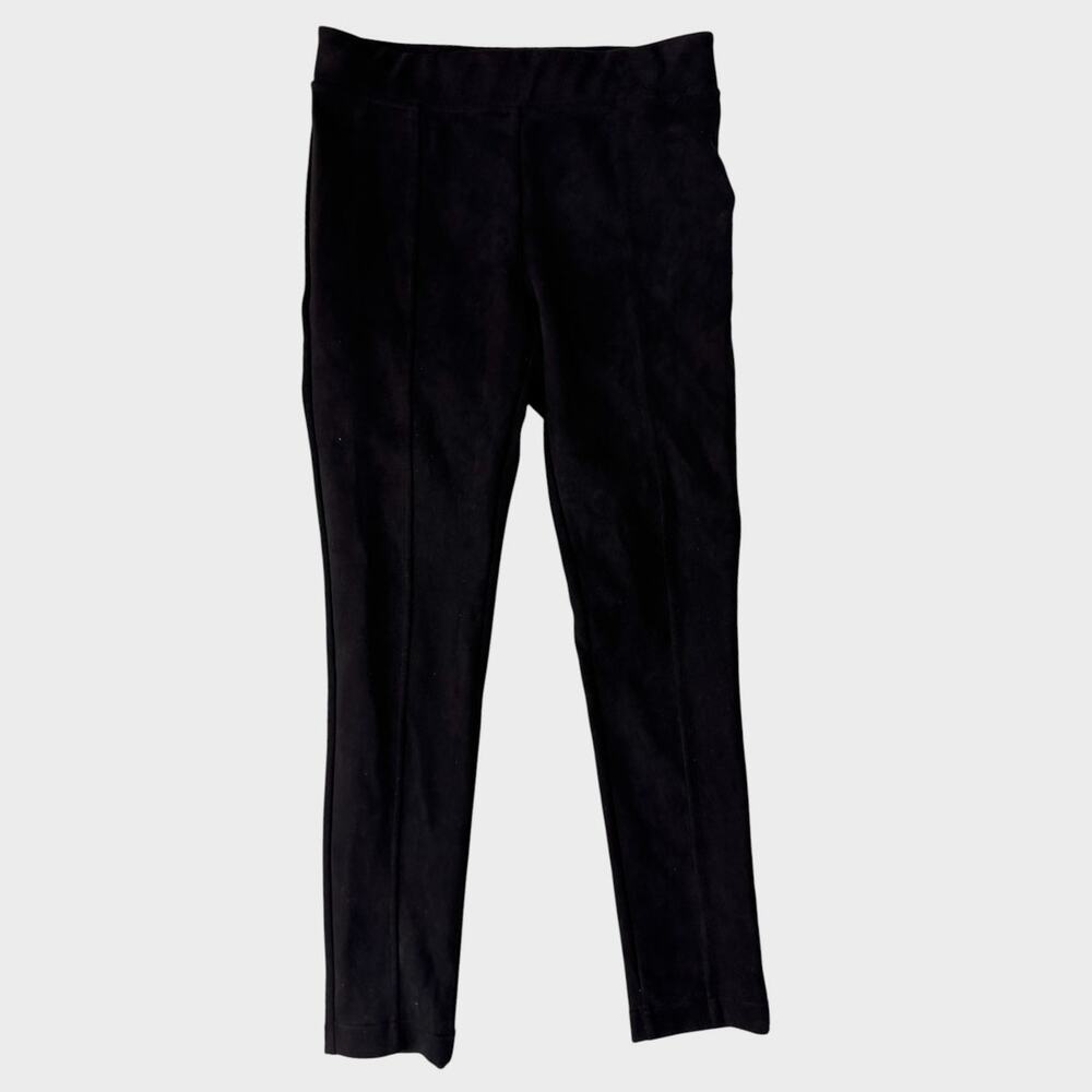 Andrew Marc Small Pull On Black Pants Polyester Spandex